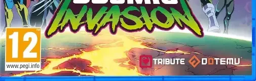 Marvel Cosmic Invasion, the PEGI square on its front