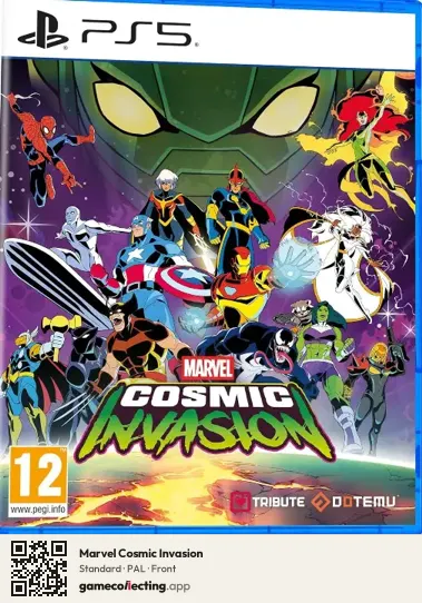 Marvel Cosmic Invasion PlayStation 5, PAL box front