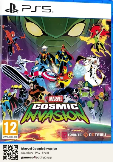 Marvel Cosmic Invasion PlayStation 5, PAL box front