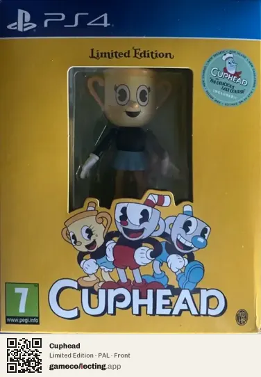 Cuphead PlayStation 4, PAL box front