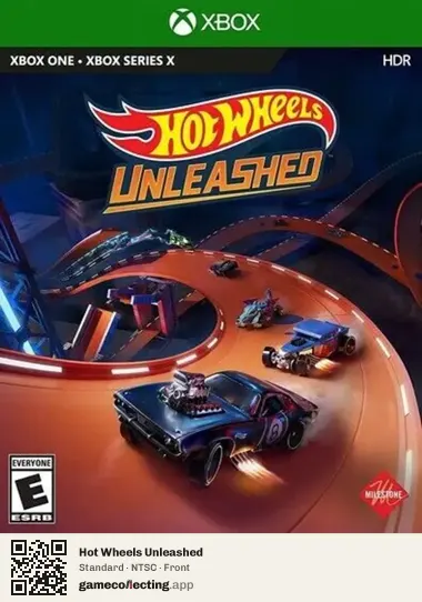 Hot Wheels Unleashed Xbox One, NTSC box front