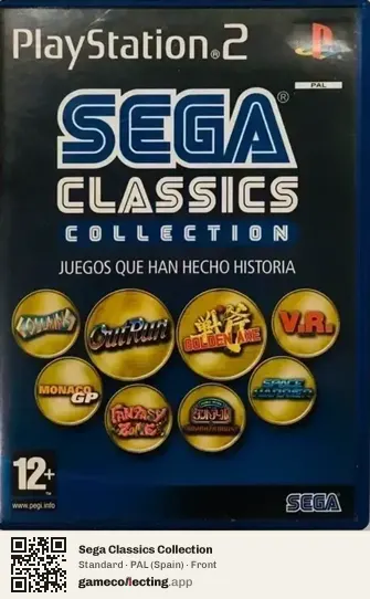 Sega Classics Collection PlayStation 2, Spain box front