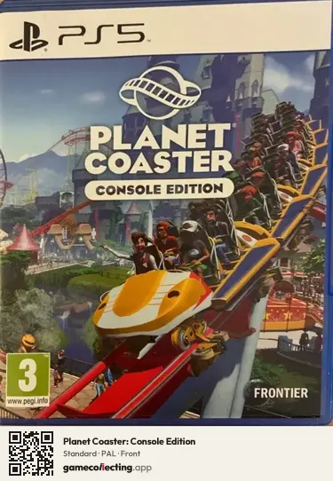 Planet Coaster: Console Edition PlayStation 5, PAL box front