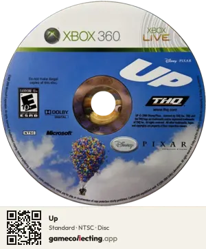 Up Xbox 360, NTSC disc