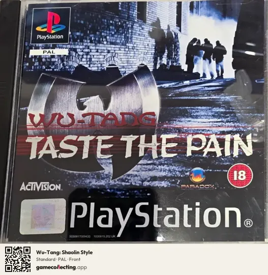 Wu-Tang: Shaolin Style PlayStation, PAL box front