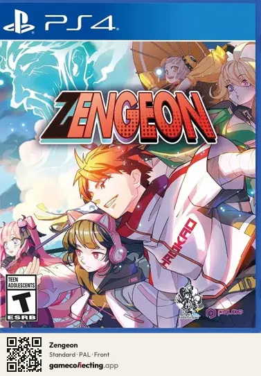 Zengeon PlayStation 4, PAL box front