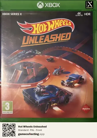 Hot Wheels Unleashed Xbox Series X, PAL box front