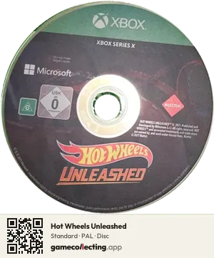 Hot Wheels Unleashed Xbox Series X, PAL disc
