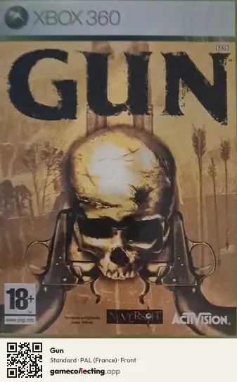 Gun Xbox 360, France box front