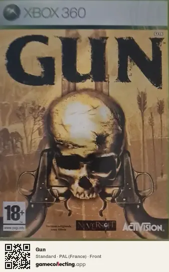 Gun Xbox 360, France box front