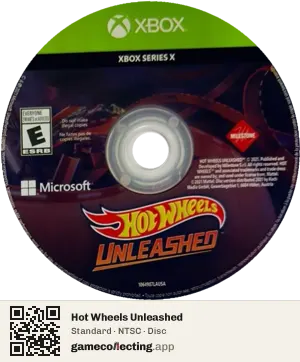Hot Wheels Unleashed Xbox Series X, NTSC disc