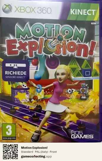 Motion Explosion! Xbox 360, Italy box front