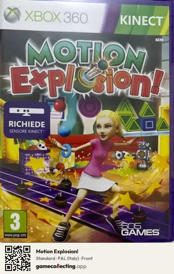 Motion Explosion! Xbox 360, Italy box front