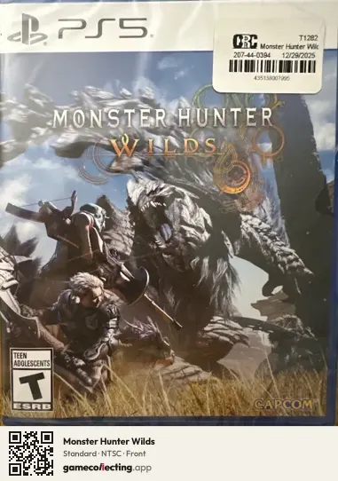 Monster Hunter Wilds PlayStation 5, NTSC box front
