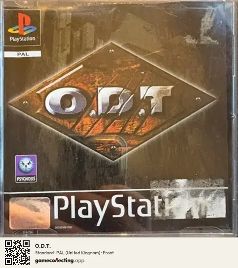 O.D.T. PlayStation, United Kingdom box front