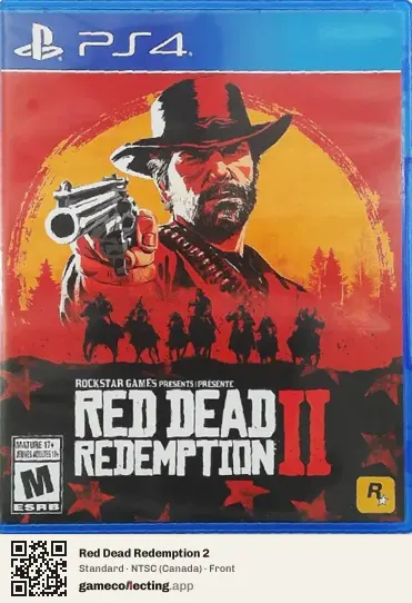 Red Dead Redemption 2 PlayStation 4, Canada box front