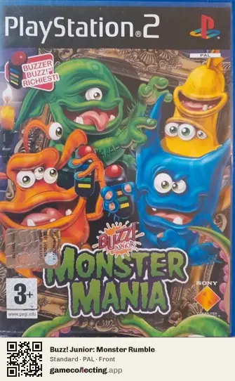 Buzz! Junior: Monster Rumble PlayStation 2, PAL box front