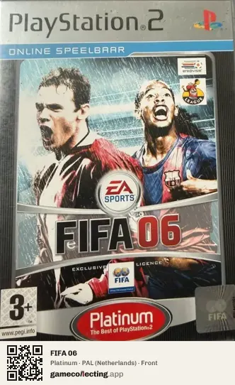 FIFA 06 PlayStation 2, Netherlands box front