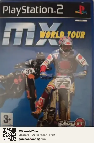 MX World Tour PlayStation 2, Germany box front