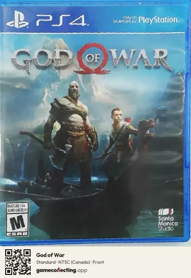 God of War PlayStation 4, Canada box front