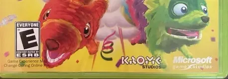 Viva Piñata: Party Animals, the ESRB box on its front