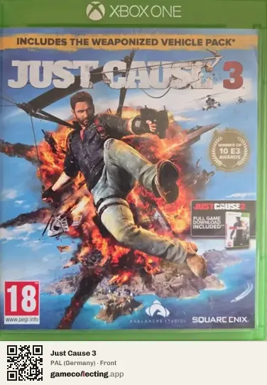Just Cause 3 Xbox One, Germany box front