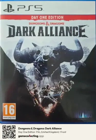 Dungeons & Dragons: Dark Alliance PlayStation 5, United Kingdom box front