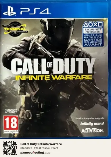 Call of Duty: Infinite Warfare PlayStation 4, France box front