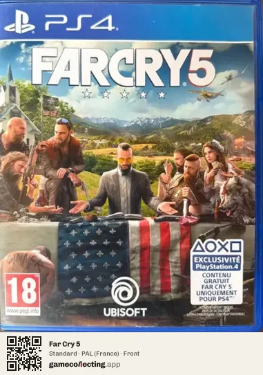 Far Cry 5 PlayStation 4, France box front