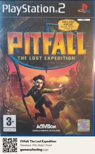 Pitfall: The Lost Expedition PlayStation 2, Italy box front