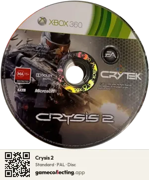 Crysis 2 Xbox 360, PAL disc