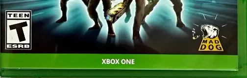Ghostbusters: The Video Game Remastered, the ESRB box on its front