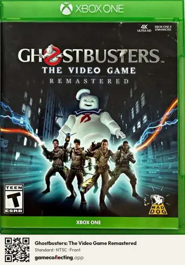 Ghostbusters: The Video Game Remastered Xbox One, NTSC box front