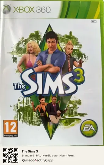 The Sims 3 Xbox 360, Nordic countries box front