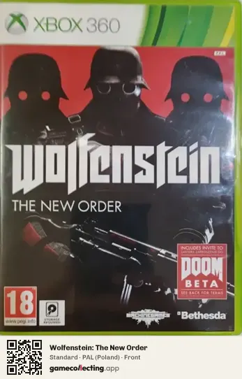 Wolfenstein: The New Order Xbox 360, Poland box front