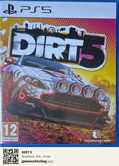 DIRT 5 PlayStation 5, PAL box front