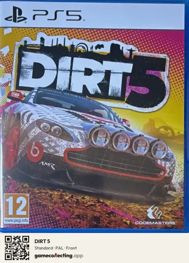 DIRT 5 PlayStation 5, PAL box front