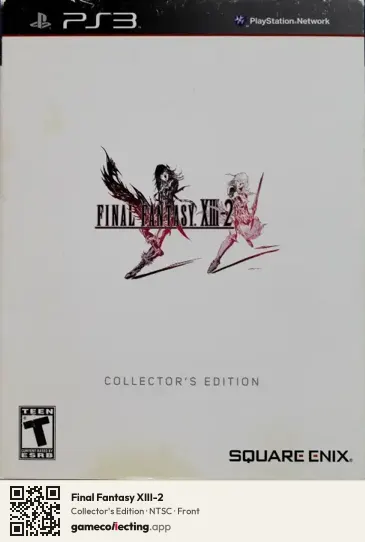 Final Fantasy XIII-2 PlayStation 3, NTSC box front