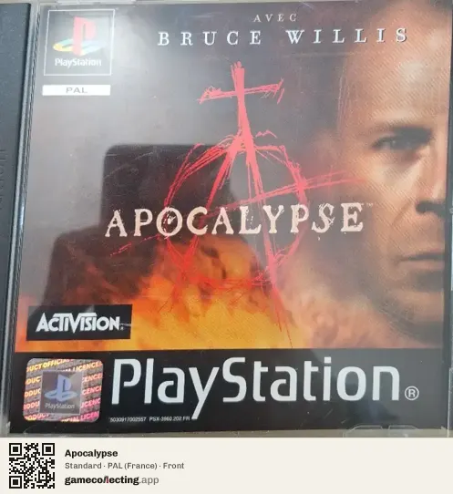 Apocalypse PlayStation, France box front