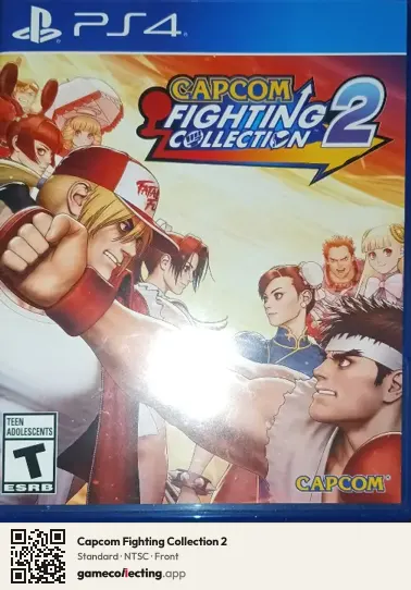 Capcom Fighting Collection 2 PlayStation 4, NTSC box front