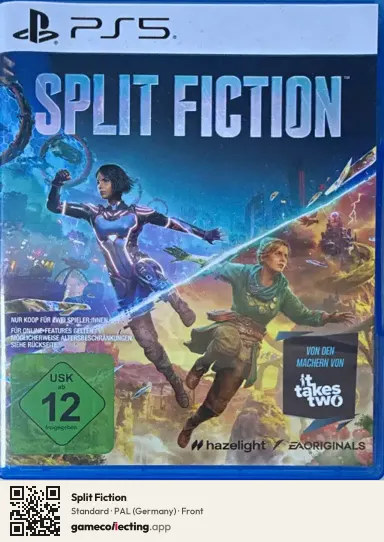 Split Fiction PlayStation 5, Germany box front