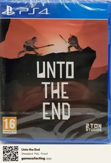 Unto the End PlayStation 4, PAL box front