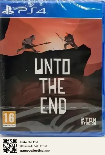 Unto the End PlayStation 4, PAL box front