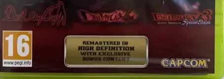 Devil May Cry HD Collection, the PEGI square on its front