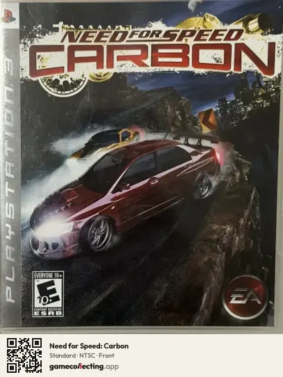 Need for Speed: Carbon PlayStation 3, NTSC box front