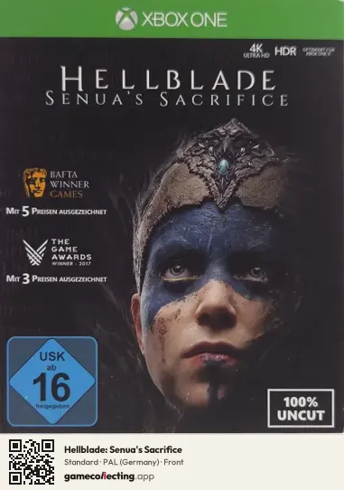 Hellblade: Senua's Sacrifice Xbox One, Germany box front