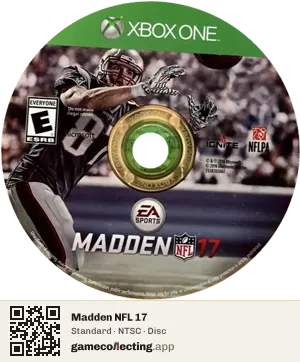 Madden NFL 17 Xbox One, NTSC disc