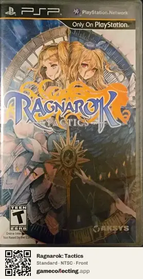 Ragnarok: Tactics PlayStation Portable, NTSC box front