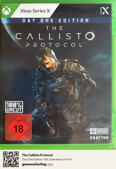 The Callisto Protocol Xbox Series X, Germany box front