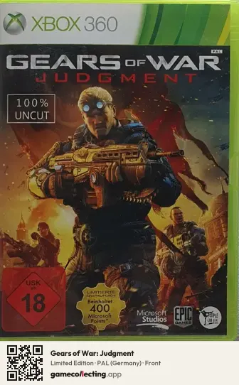 Gears of War: Judgment Xbox 360, Germany box front